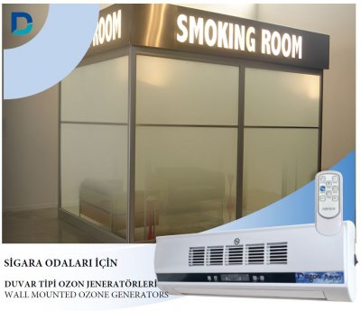 Sigara Odaları İçin Duvar Tipi Ozon Jeneratörü